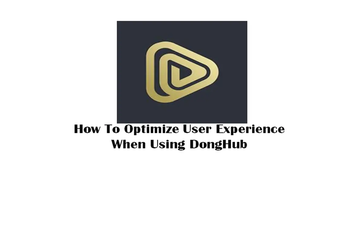 How To Optimize User Experience When Using DongHub